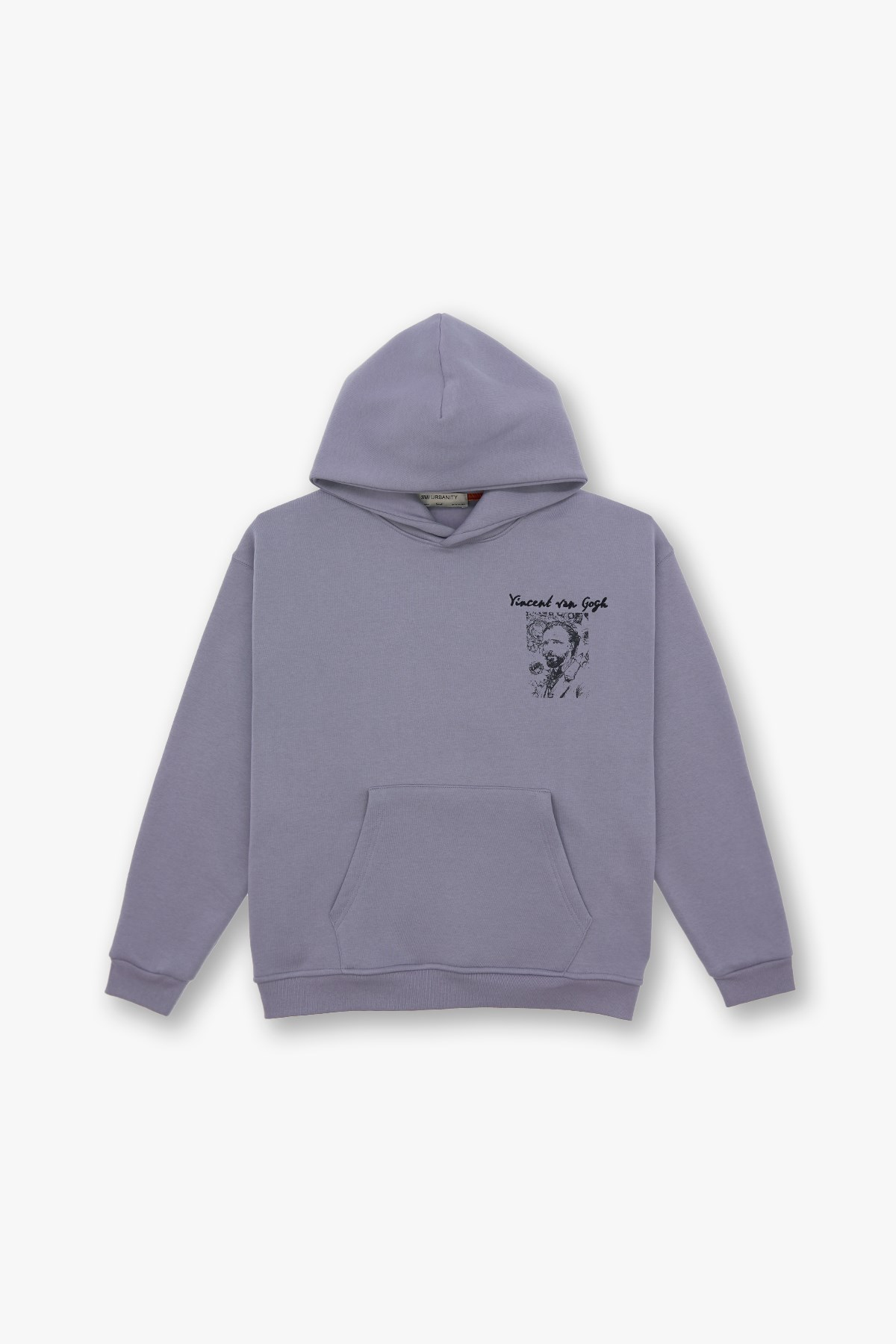 Van Gogh Threads Oversized Sweatshirt Gray