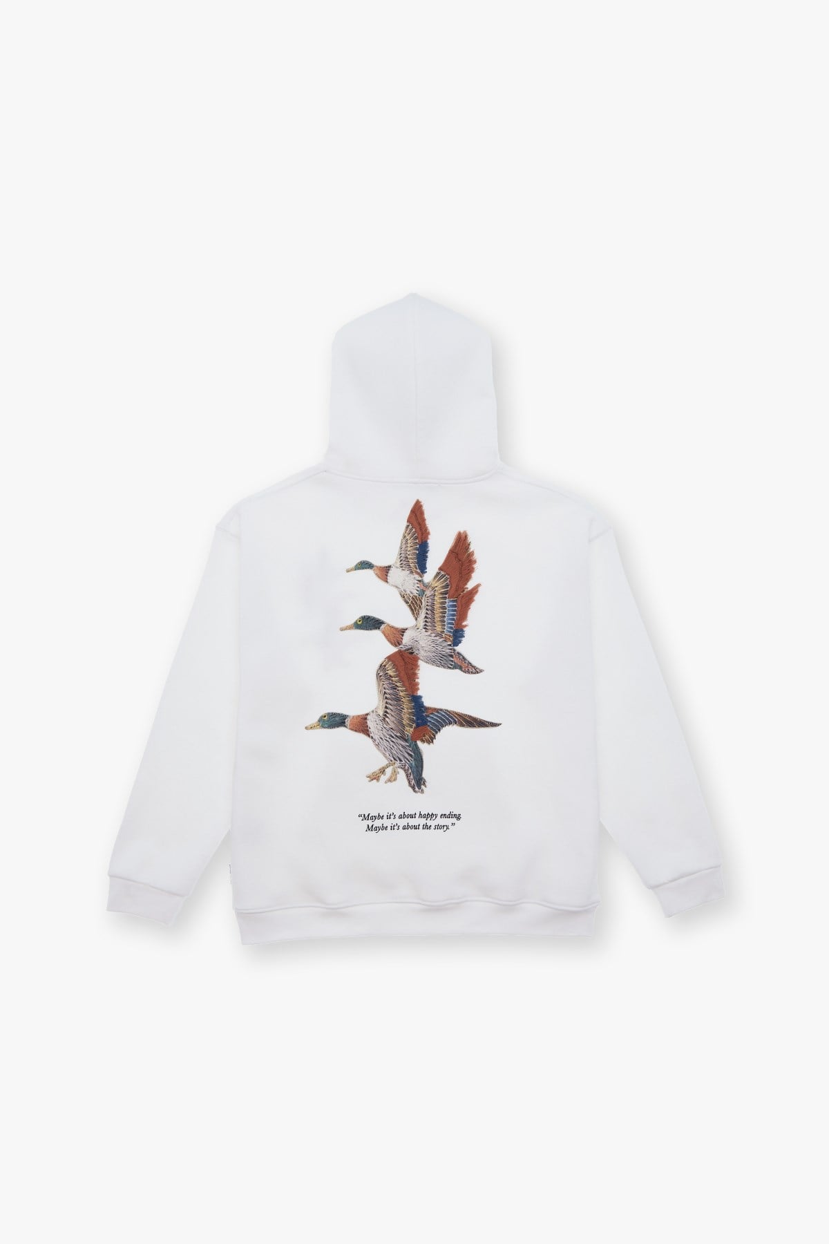 Wings Oversize Sweatshirt Kadın Ekru