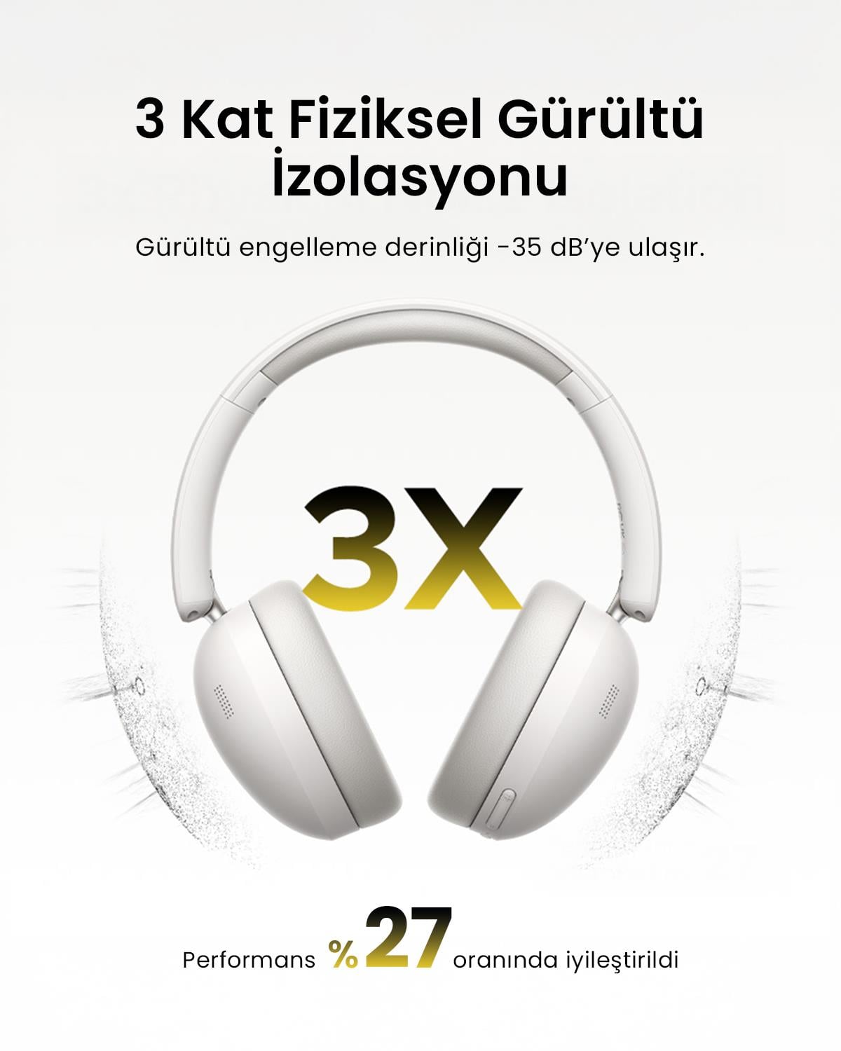 UGREEN HiTune Max2 Yapay Zeka Destekli Gürültü Eng