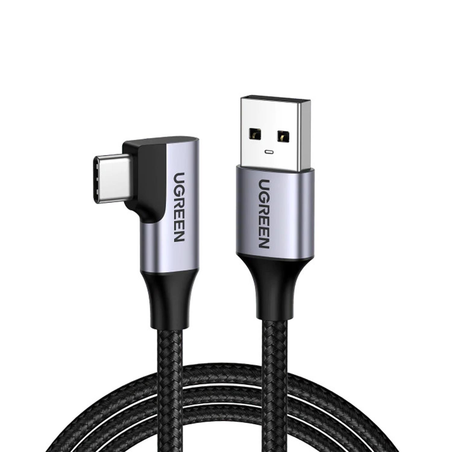 UGREEN USB-C to USB-A 3A QC 90 Derece USB 3.0 Hızl