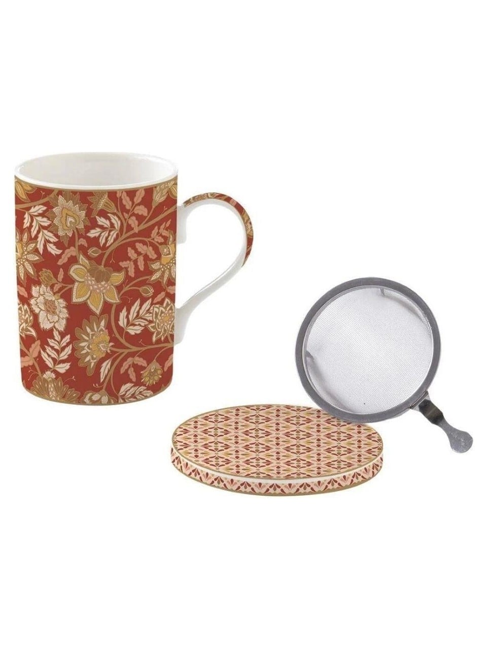 0280 MAGI Fine China Porselen Kulplu Bardak DEMLİKLİ
