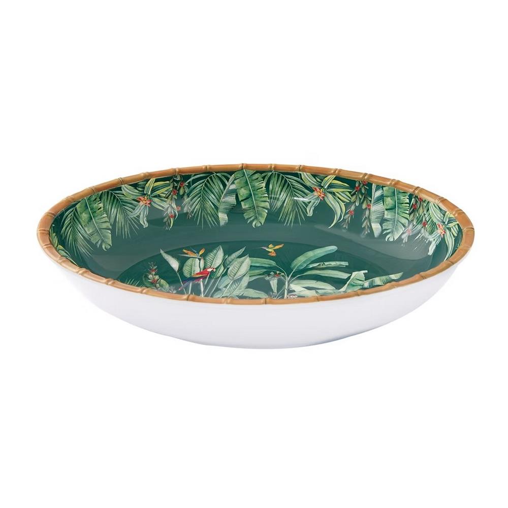 2453 ZANZ Melamin Oval Sunumluk 33 x 23 cm