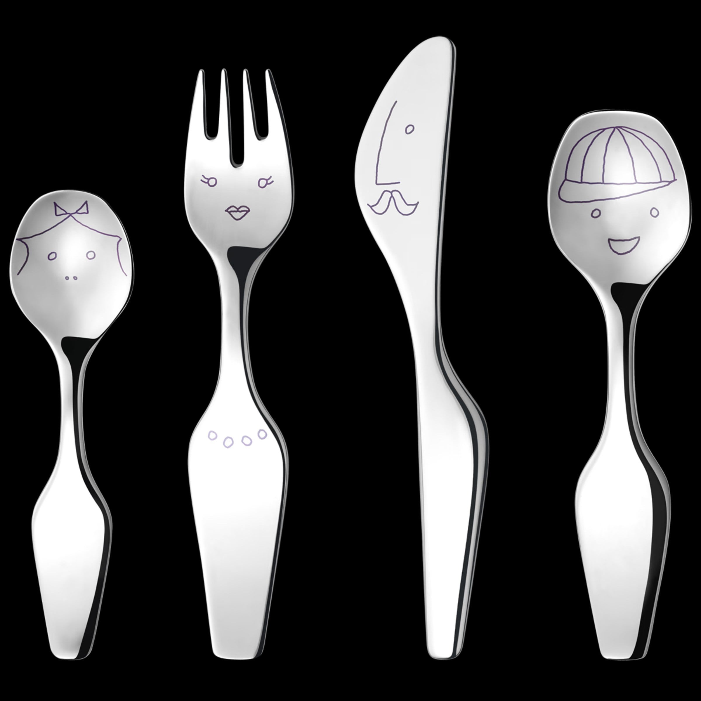 3580049 GJ ALFREDO TWIST FAMILY CUTLERY