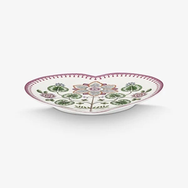51001561 Lily & Lotus Mor Porselen Servis Tabağı 21.5 Cm