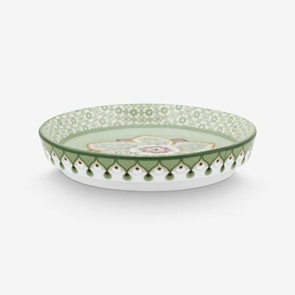 51013030 Lily & Lotus Yeşil Porselen Çay Tabağı 9 Cm
