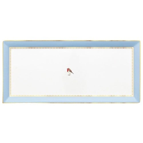 51022005 love birds mavi servis tabak 33*33*15.5cm