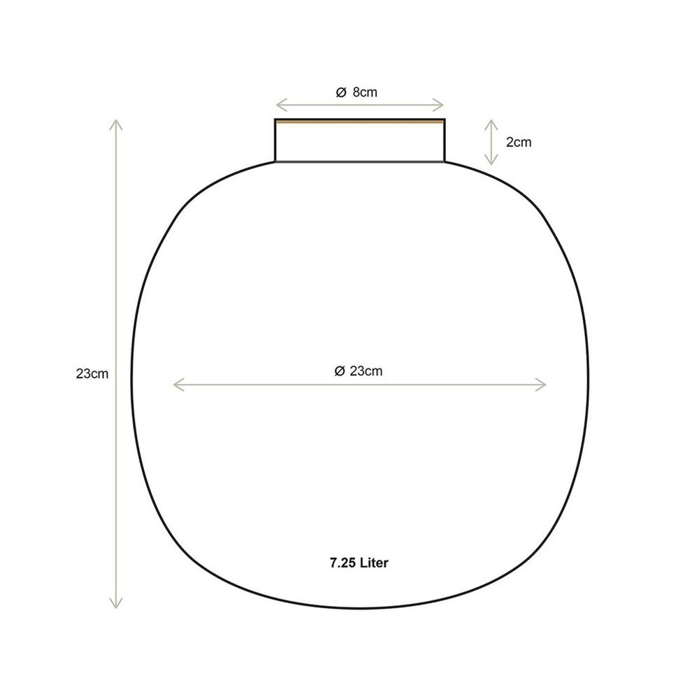 51102080 DOT DELIGHT ALTIN BEYEZ VAZO 23CM