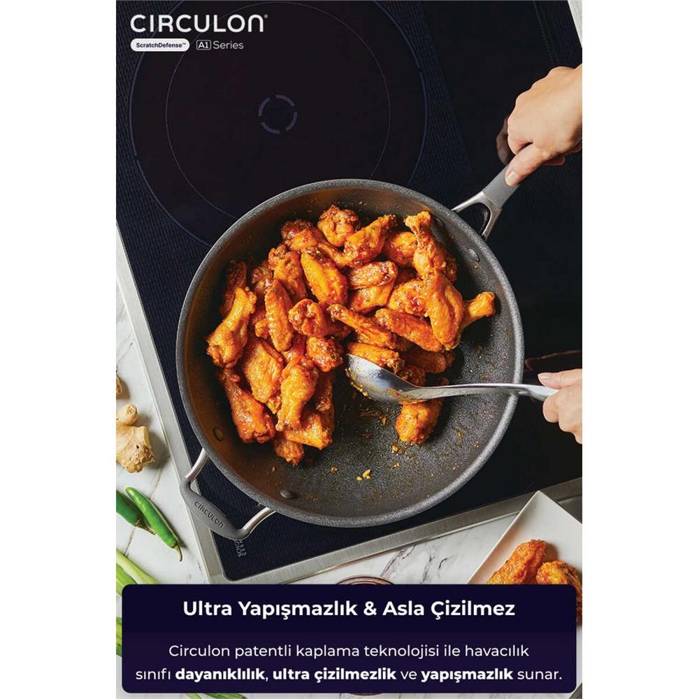ANSAN D-MYR134W CIRCULON, 34CM WOK TAVA