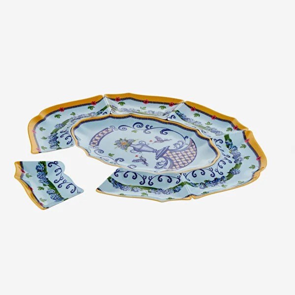 CAMAR4123BL1 Amore Meze Tabağı 7li Set