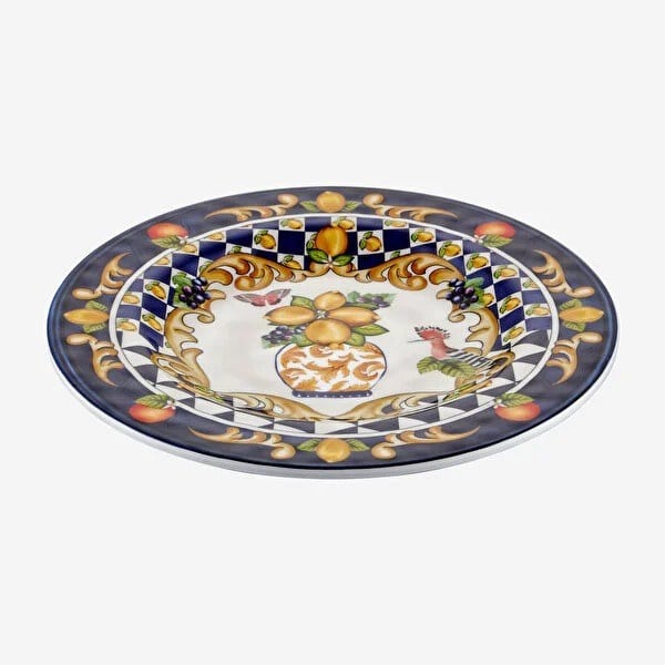 CAMC1079BL2 Capri Mavi Melamin Kahvaltı Tabağı 21,5 Cm