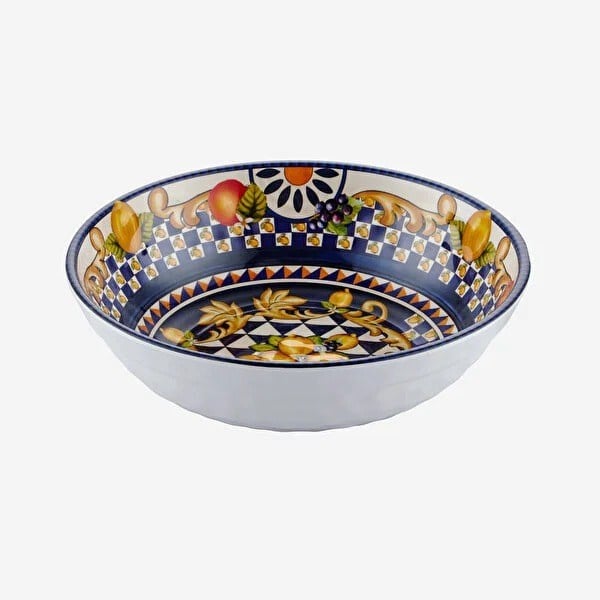 CAMC2082BL1 Capri Mavi Limon Buketi Kasesi 20cm
