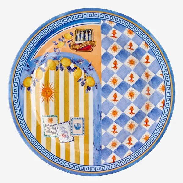 CAMCA1080BL1 Cote DAzur Mavi Yemek Tabağı 28cm