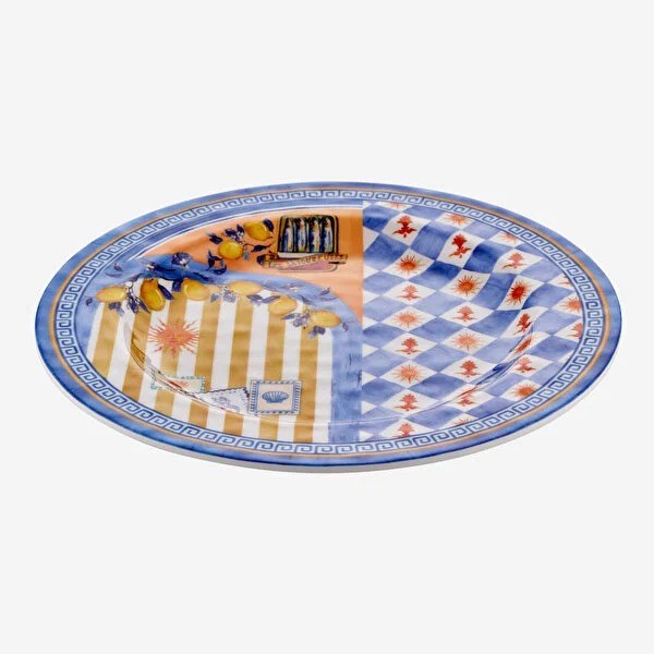 CAMCA1080BL1 Cote DAzur Mavi Yemek Tabağı 28cm
