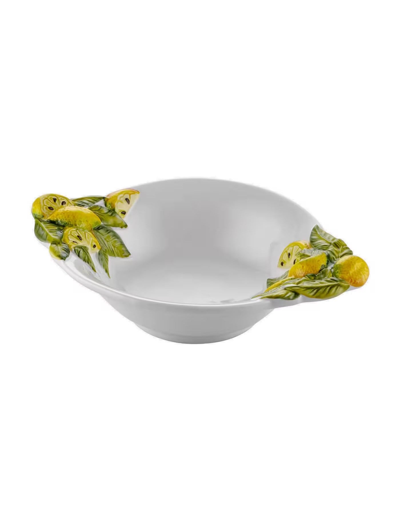EW336 Edelweiss Limon Desenli Oval Servis Kasesi 13x13 cm