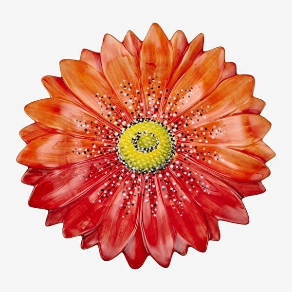EW709RO Camomilla Kırmızı Servis Tabağı 42x42CM