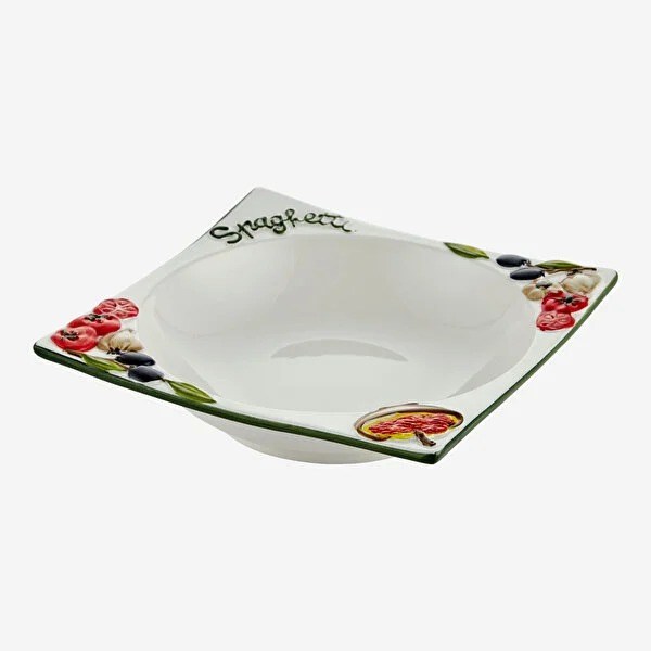 EW841 Makarna Tabağı Quadrato 21x21 cm