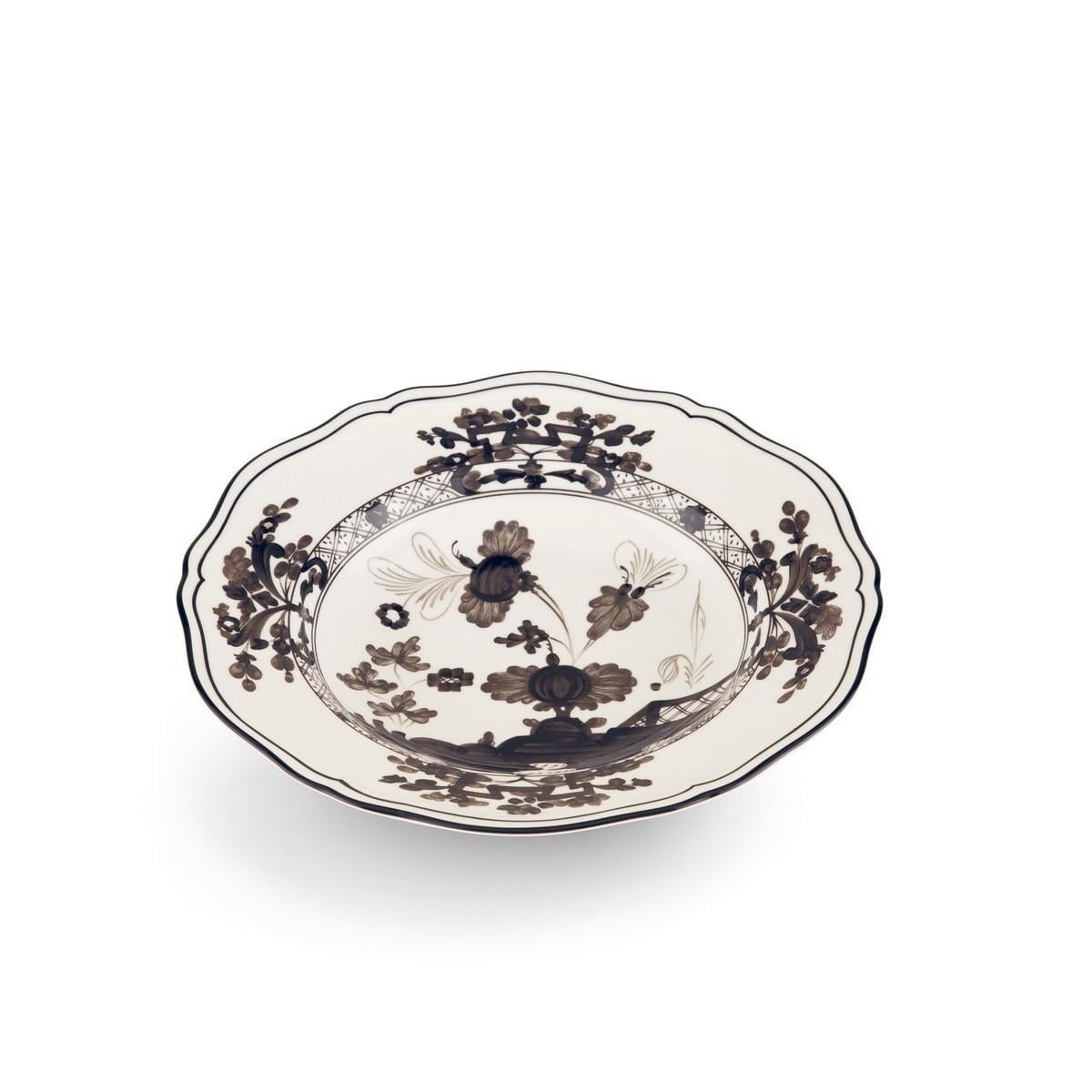 Ginori 1735 Oriente İtaliano Albus Çukur Yemek Tabağı