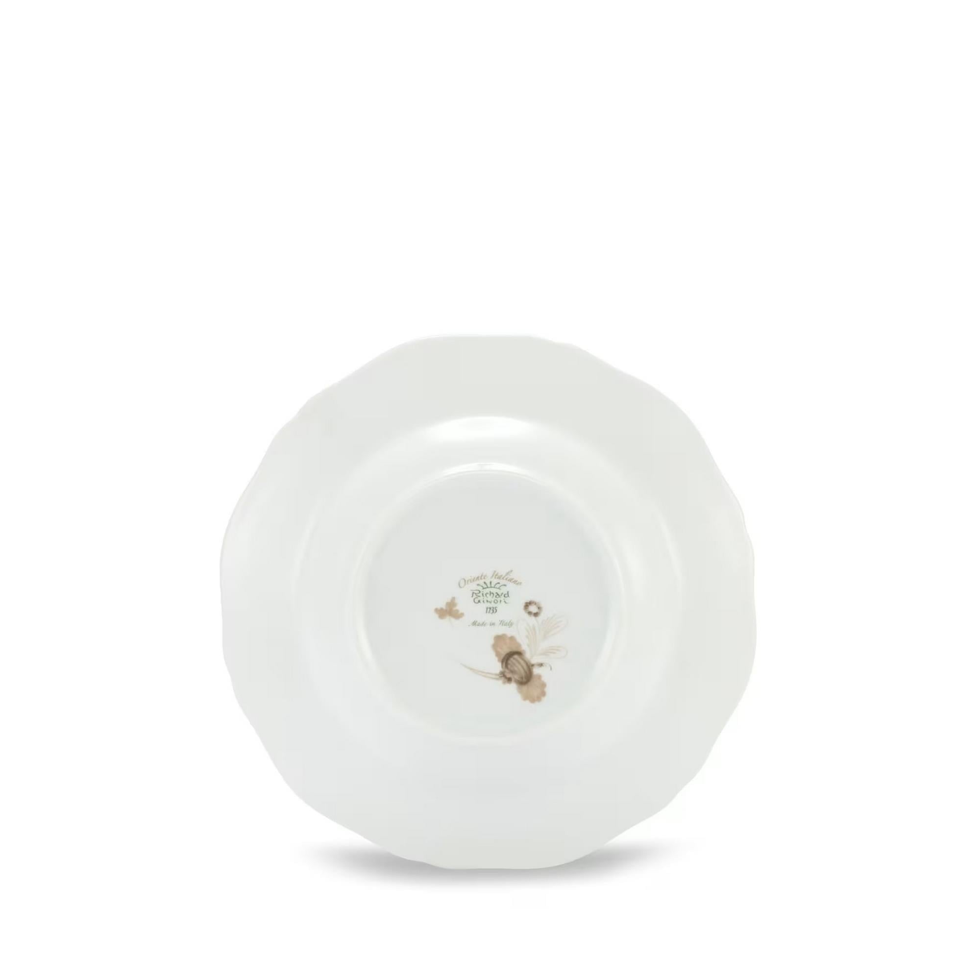 Ginori 1735 Oriente İtaliano Meringa Çukur Yemek Tabağı