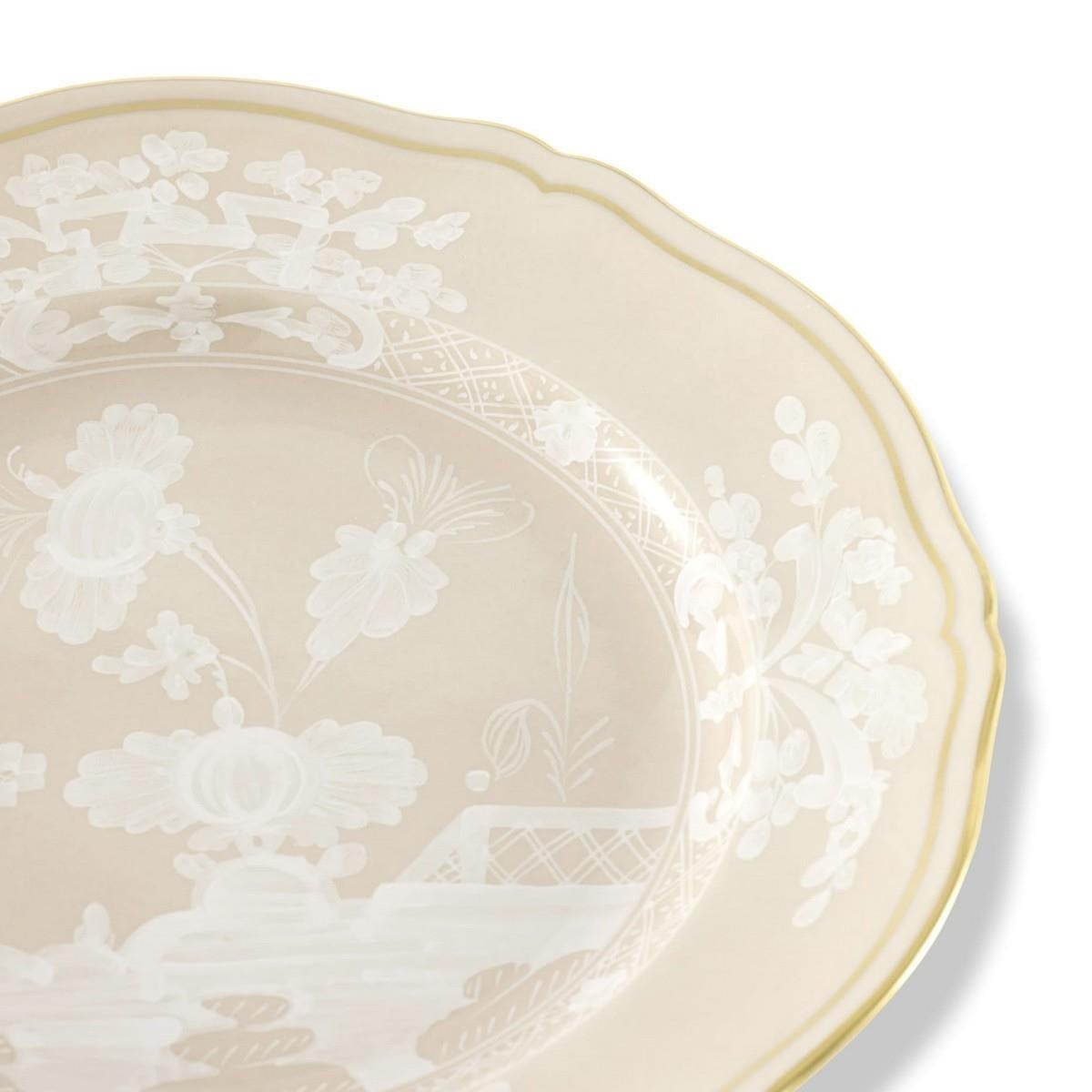 Ginori 1735 Oriente İtaliano Meringa Tatlı tabağı KREM