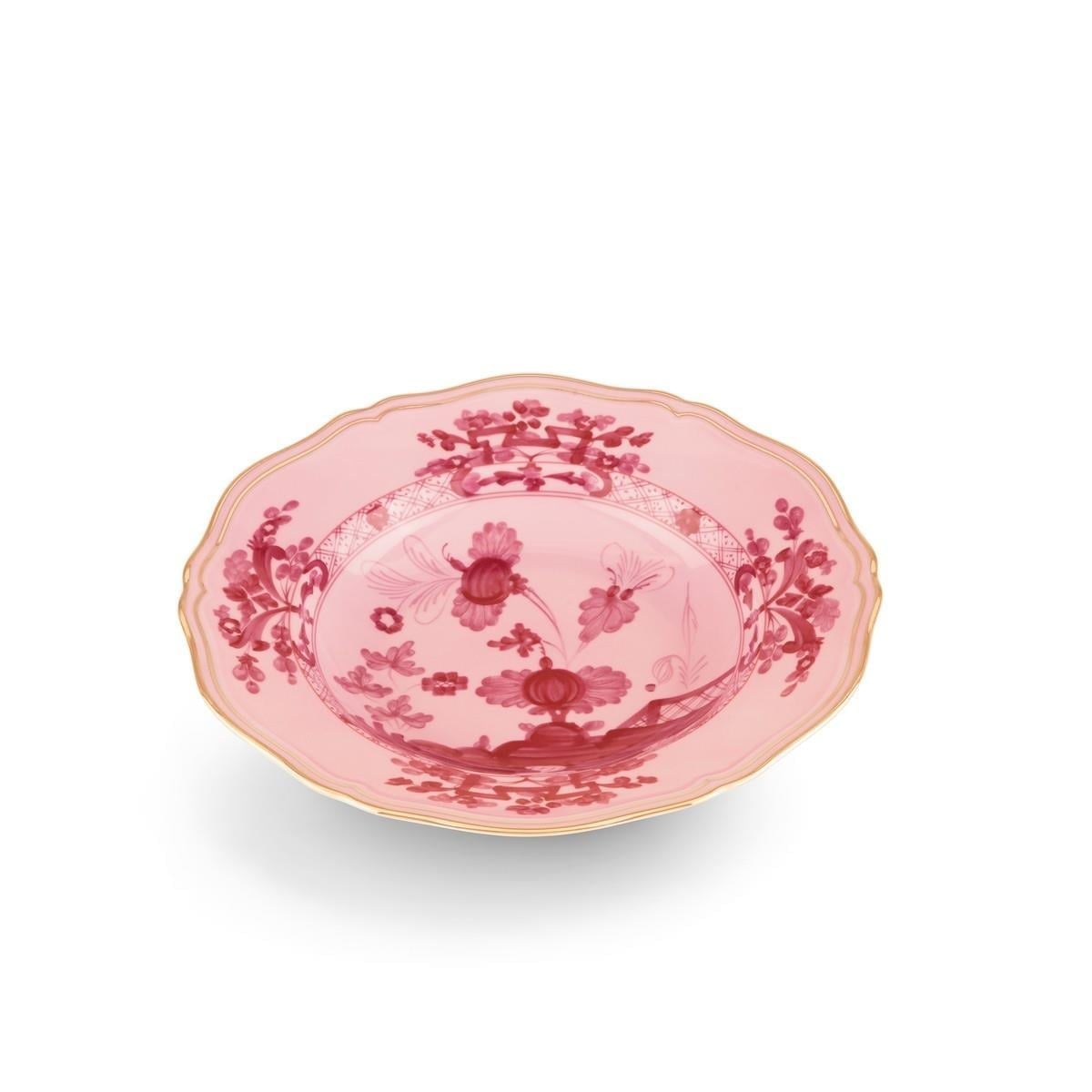 Ginori 1735 Oriente İtaliano Porpora Çukur Yemek Tabağı