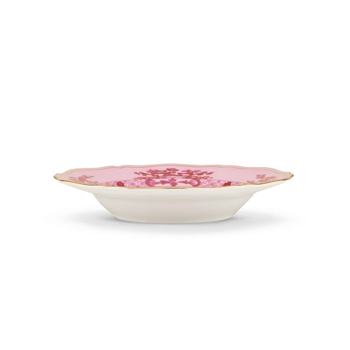 Ginori 1735 Oriente İtaliano Porpora Çukur Yemek Tabağı