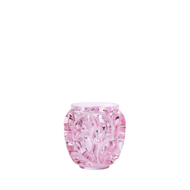 Lalique Tourbillons Pembe Küçük Vazo