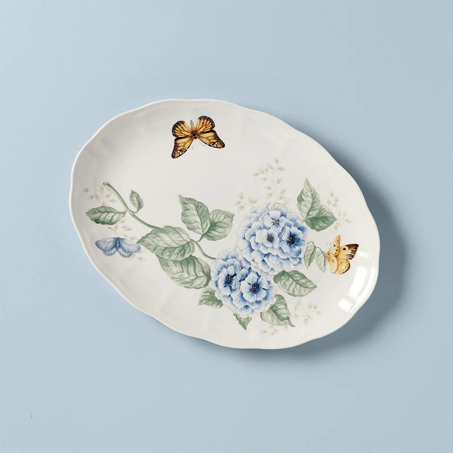 LEN6084289  BUTTERFLY OVAL SERVİS TABAĞI 41CM