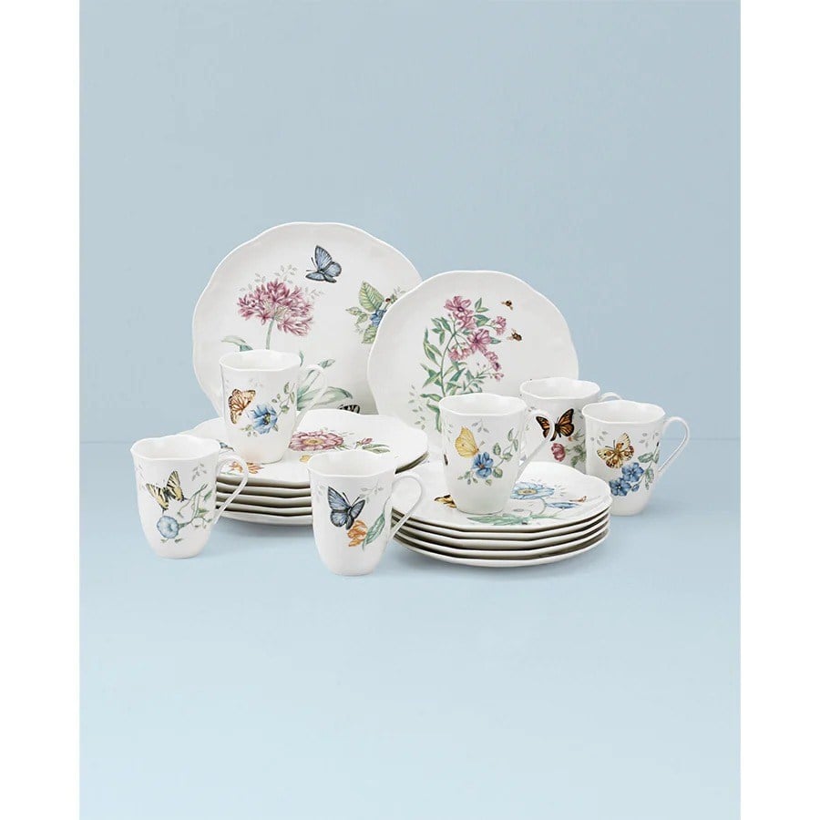 LEN6342794 BUTTERFLY YEMEK PASTA KUPA 6 KŞL 18PRÇ SET