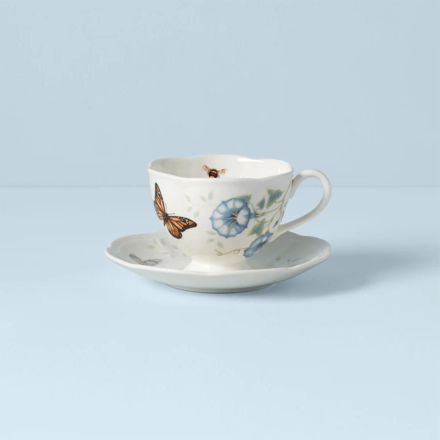 LEN812099 BUTTERFLY NESC./ÇAY FİNCAN TABAĞI MONARC