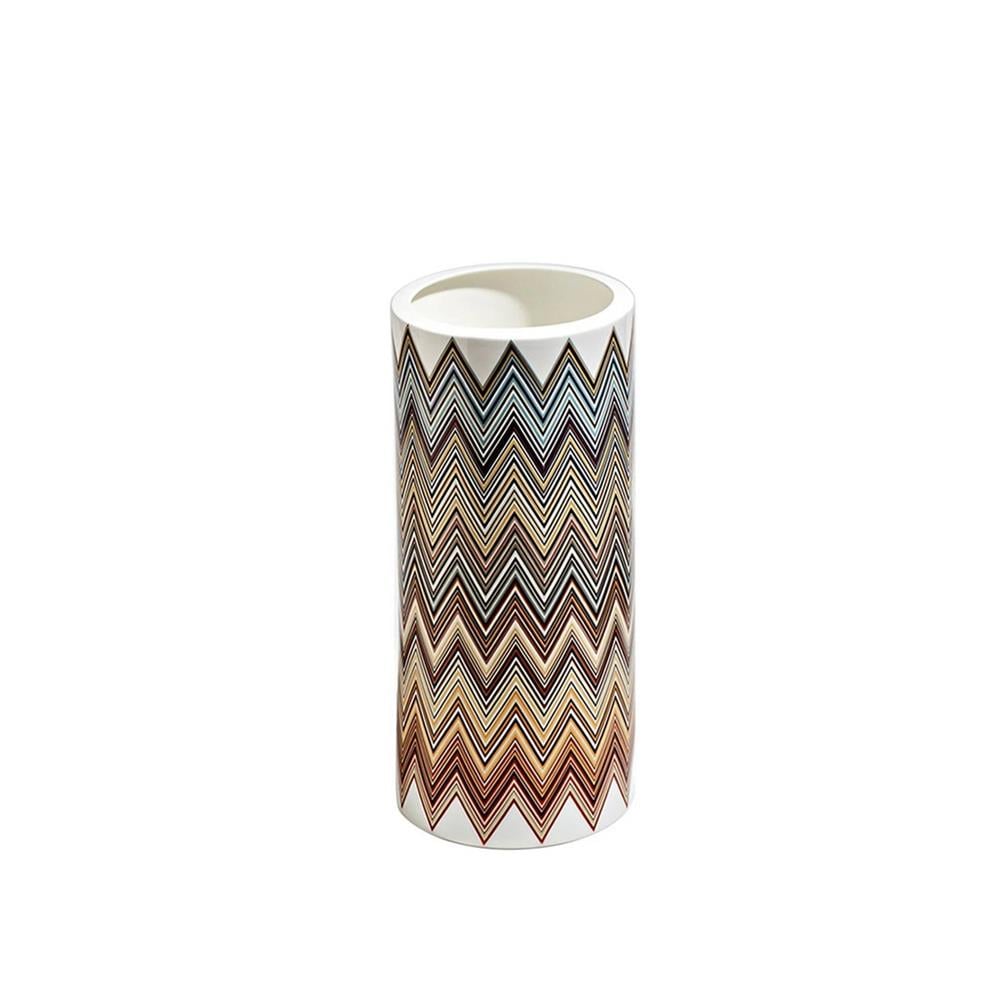 MIS-MHPZZJA70S1 MISSONI ZIG ZAG JARRIS 148 KAHVE­BEJ, VAZO