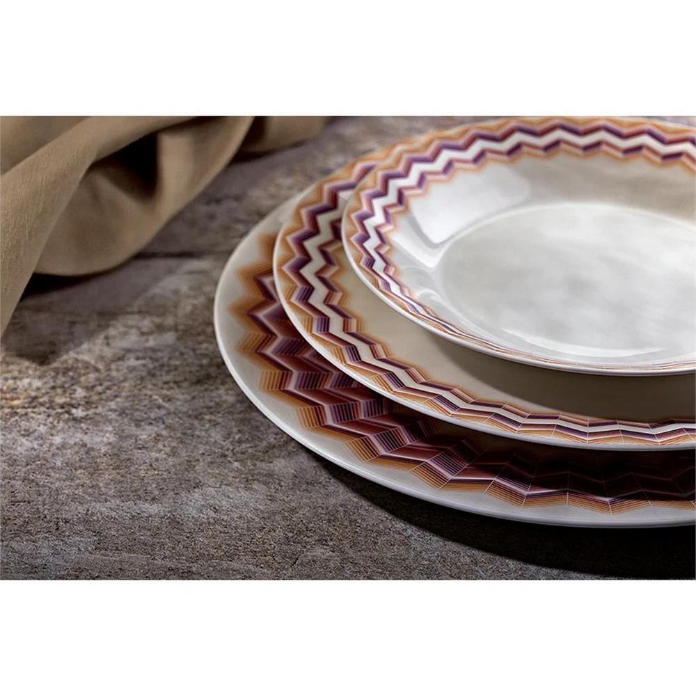 MIS-MHPZZJB01 MISSONI JARRIS 156 TURUNCU­BORDO YEMEK TABAGI