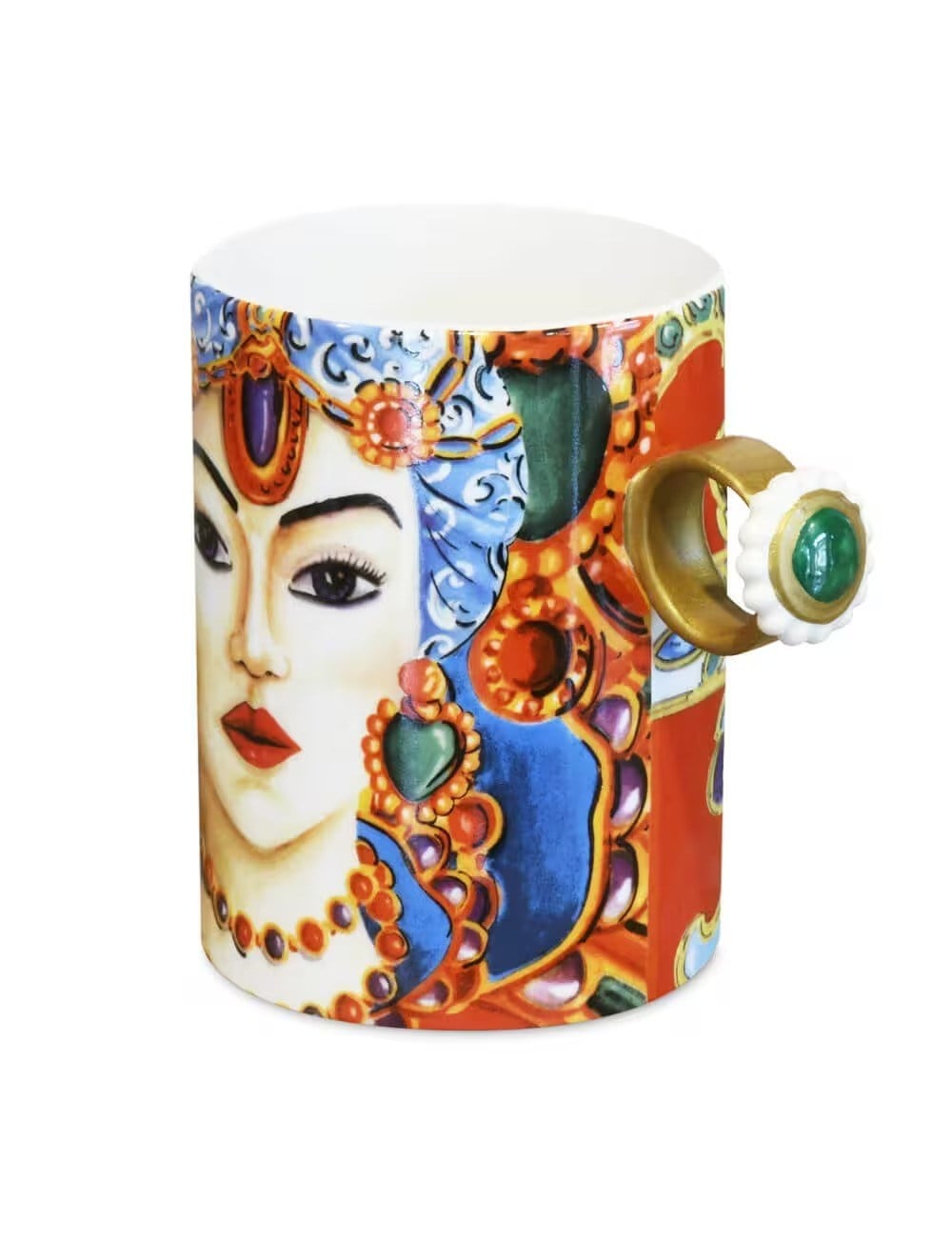 MUG.GIO03 BACİ GİO YÜZLÜ KUPA KIRMIZI H 10CM