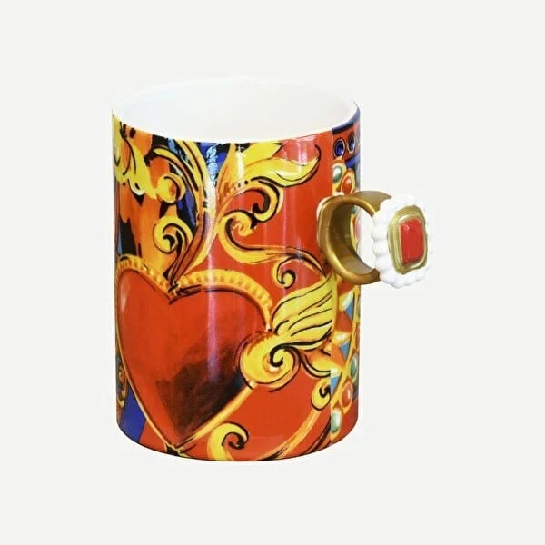 MUG.GIO04 Gio Kalpli Kupa, Kırmızı, H 10 CM