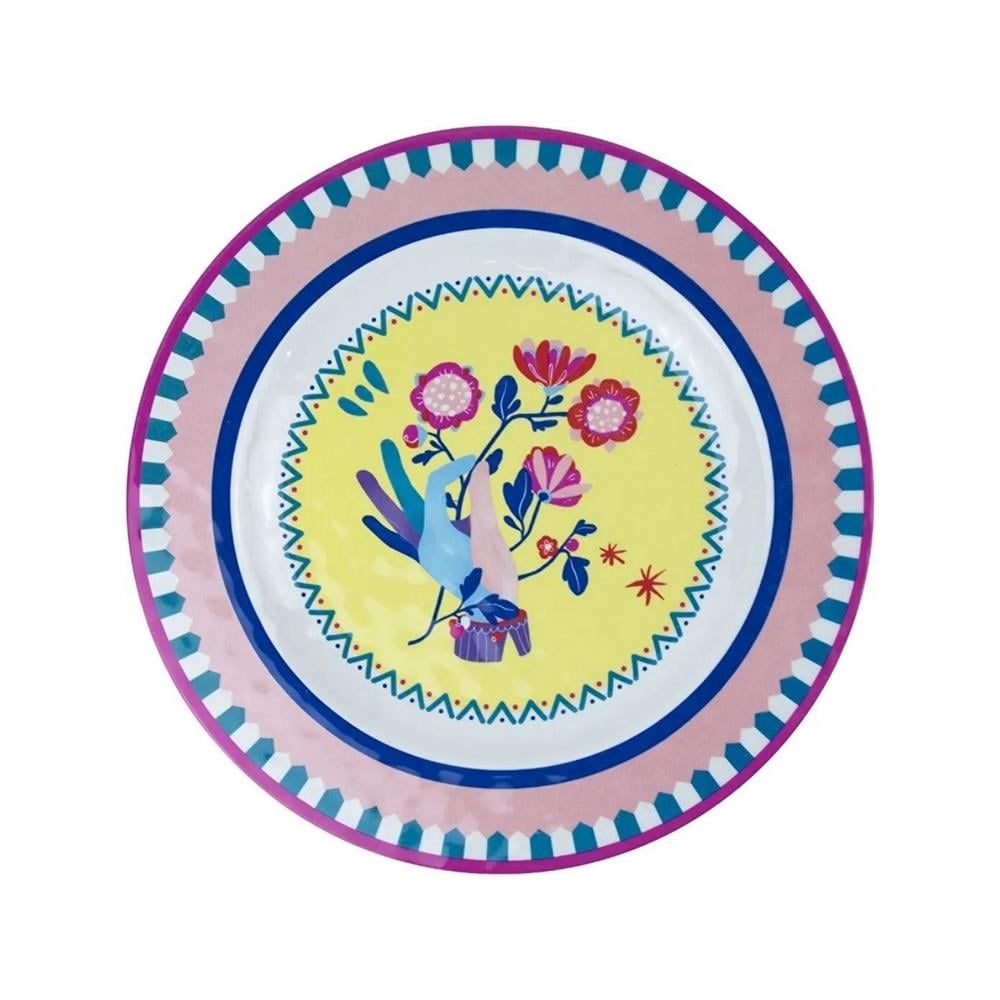 PERA 4001 BM MAMMA MIA 6LI EL DSN YEMEK TABAĞI SETİ 28 CM