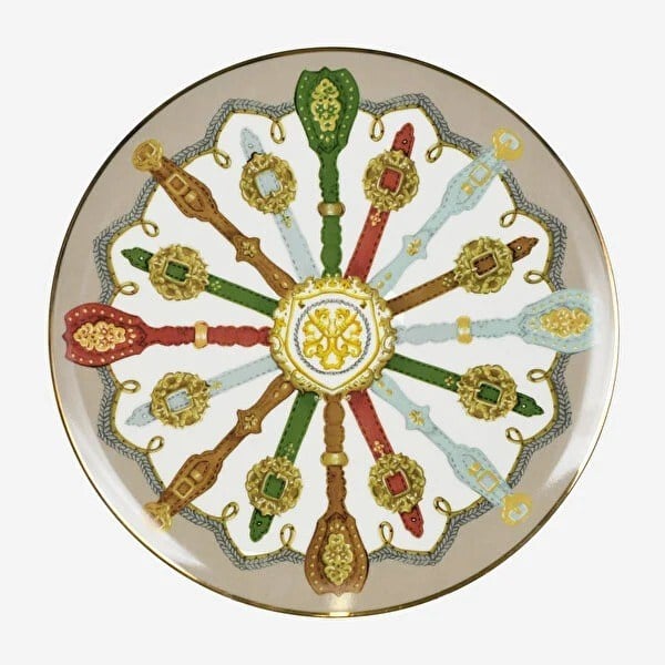 PIAT1.HOR02 HORSES YEMEK TABAĞI ARMALI 28CM