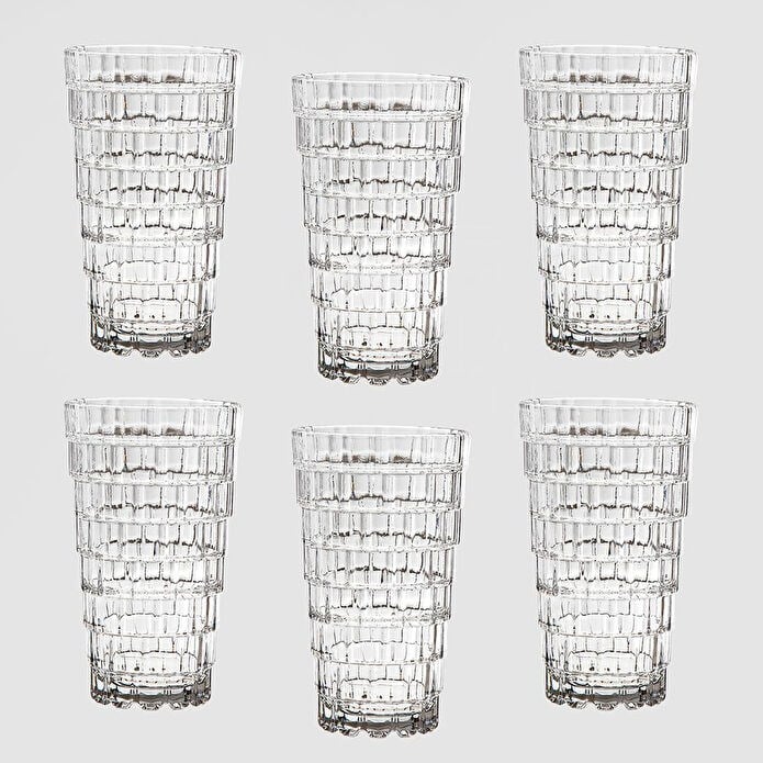 RCR STACK MEŞRUBAT BARDAĞI 6LI ŞEFFAF 390 ML