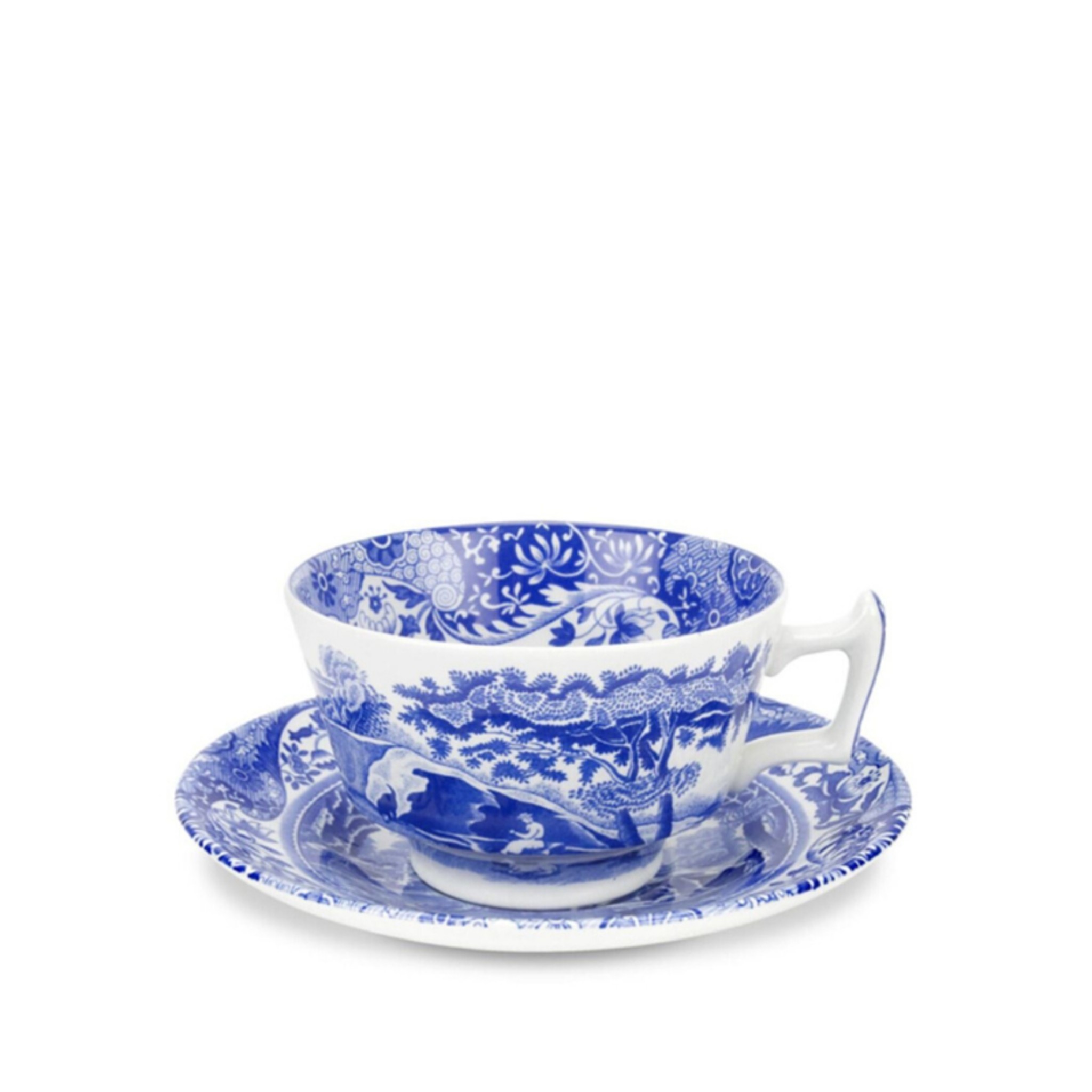RW.BLI1130  BLUE İTALİAN ÇAY FİNCAN+TABAĞI
