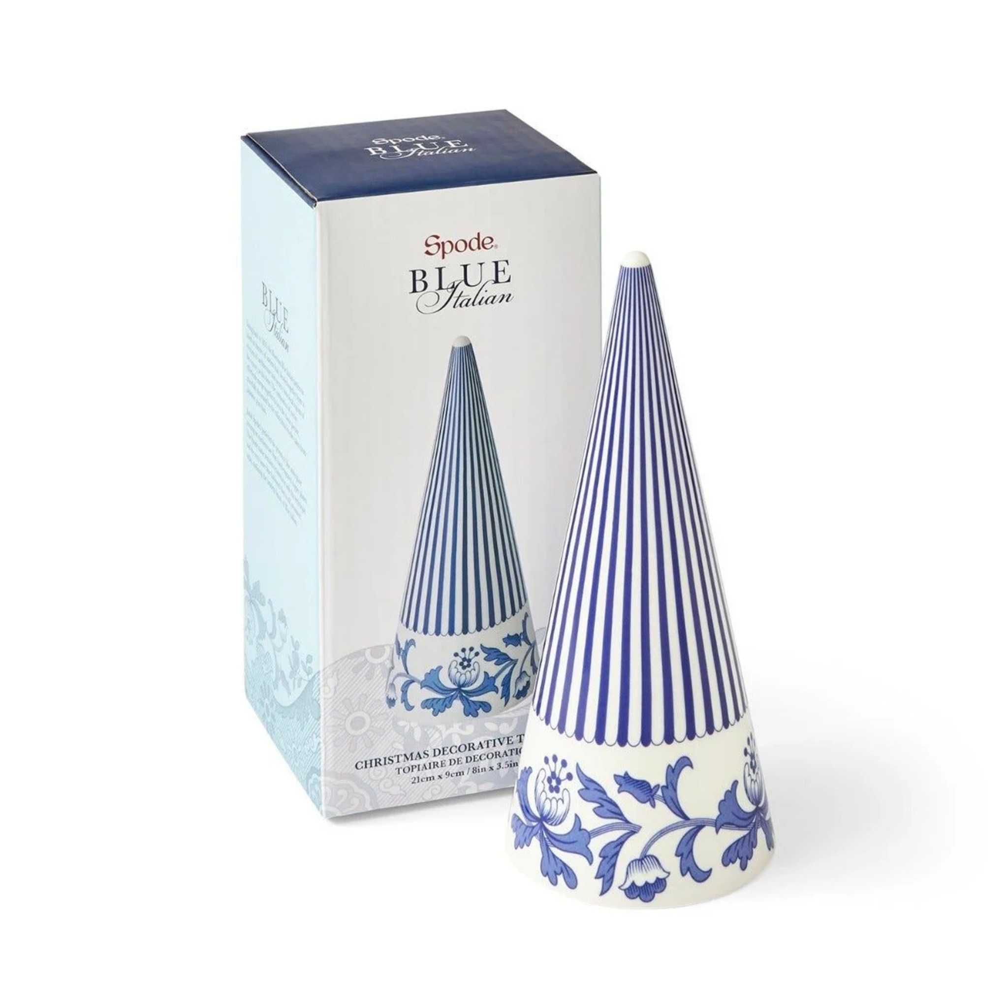 RW.BLI.769158-XP  BLUE İTALİAN AĞAÇ SÜSÜ 23 CM