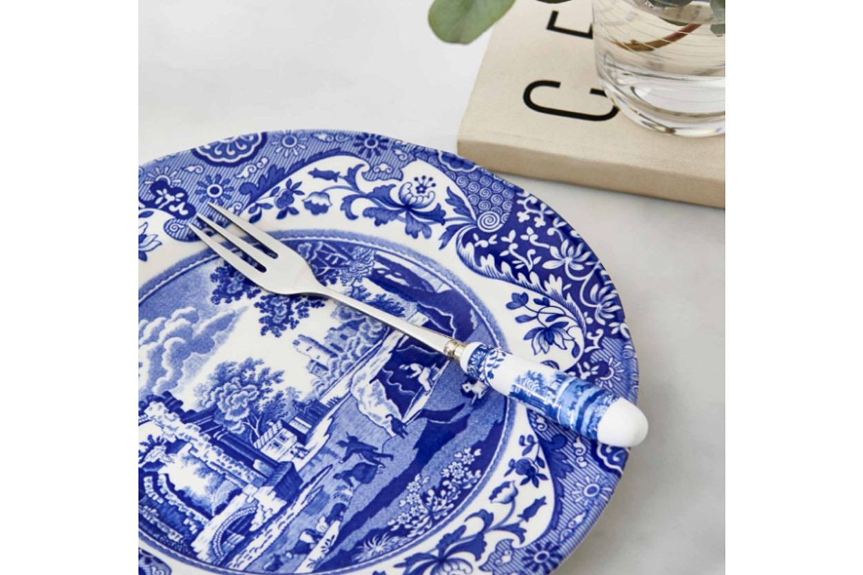 RW.BLI.1102-X  BLUE İTALİAN 6LI ÇATAL SETİ
