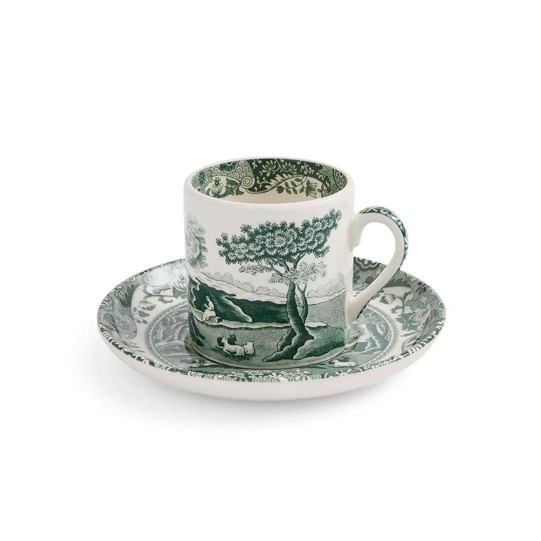 RW.HGI.1200 GREEN ITALIAN KAHVE FİNCAN+TABAĞI