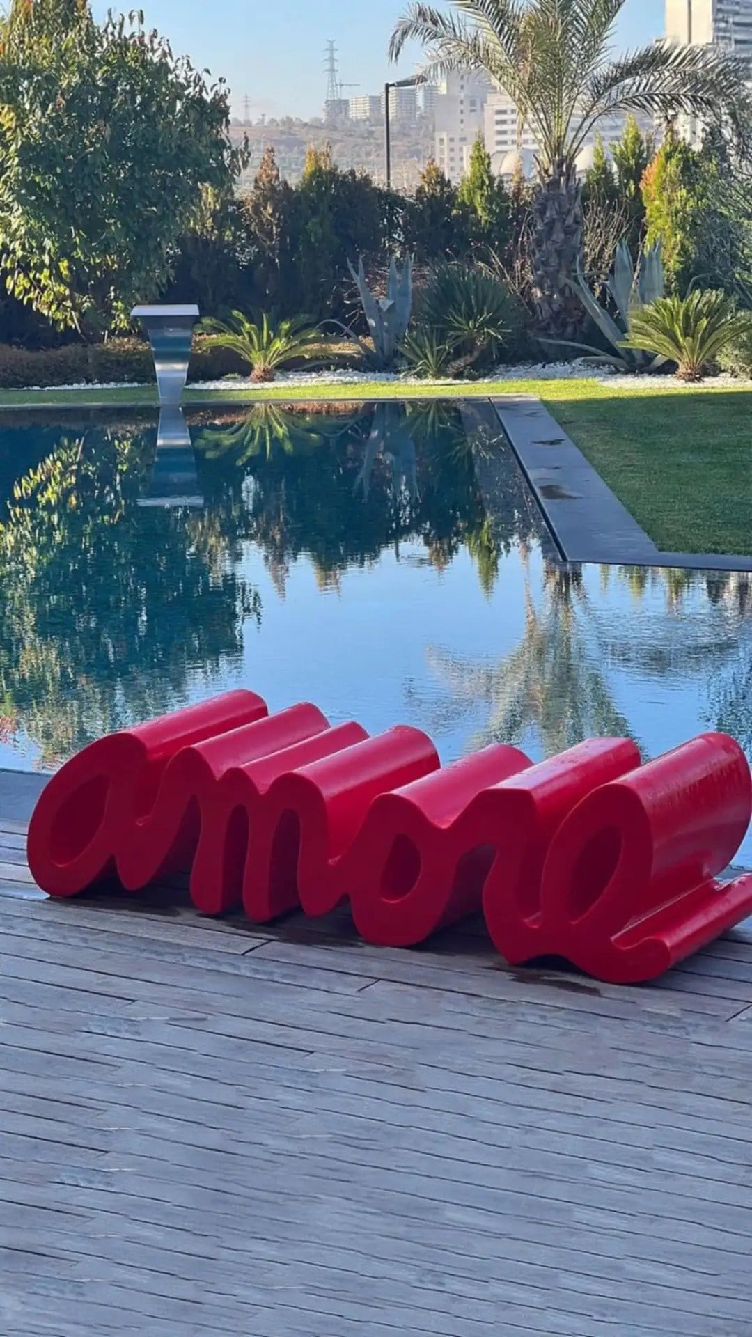 SLİDE AMORE BENCH FLAMRE RED