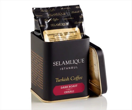 STC04125 Türk Kahvesi Okkalı 125 g Metal Kutu