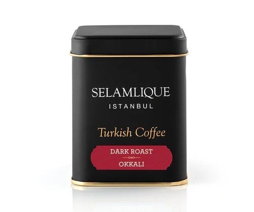 STC04125 Türk Kahvesi Okkalı 125 g Metal Kutu