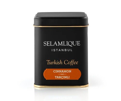 STC05125 Türk Kahvesi Tarçınlı 125 g Metal Kutu