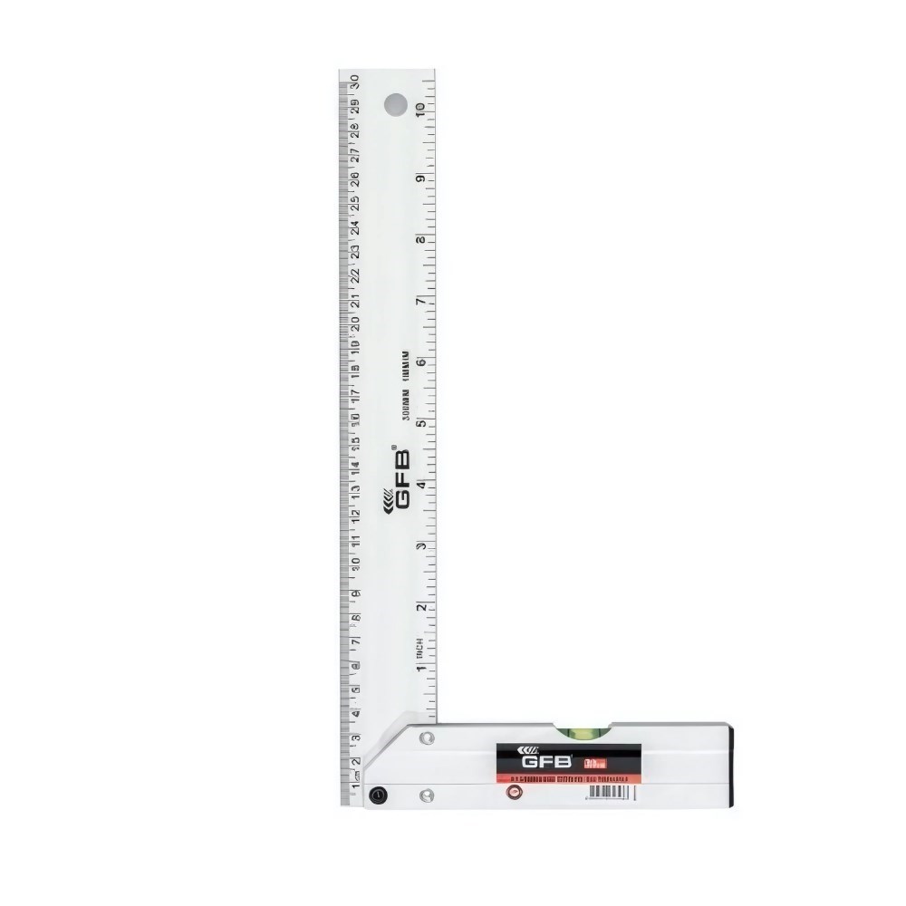 Alüminyum Gönye Su Terazili 400 mm / 40 Cm