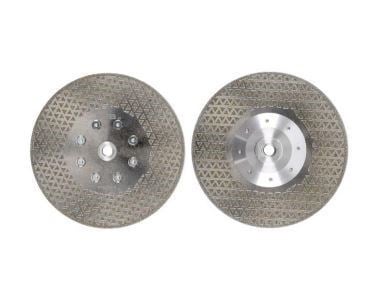 Elektrolize Elmas Testere Çift Yüzey Kaplı M14 Flanşlı 115 mm