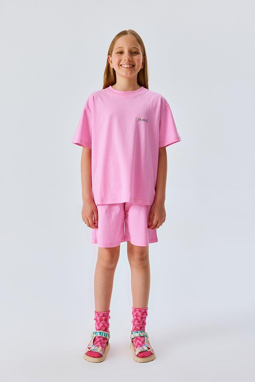 İkili Pamuklu Set- Pembe