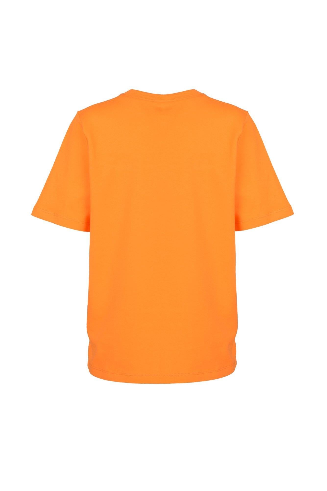 Nakışlı T-shirt-Turuncu