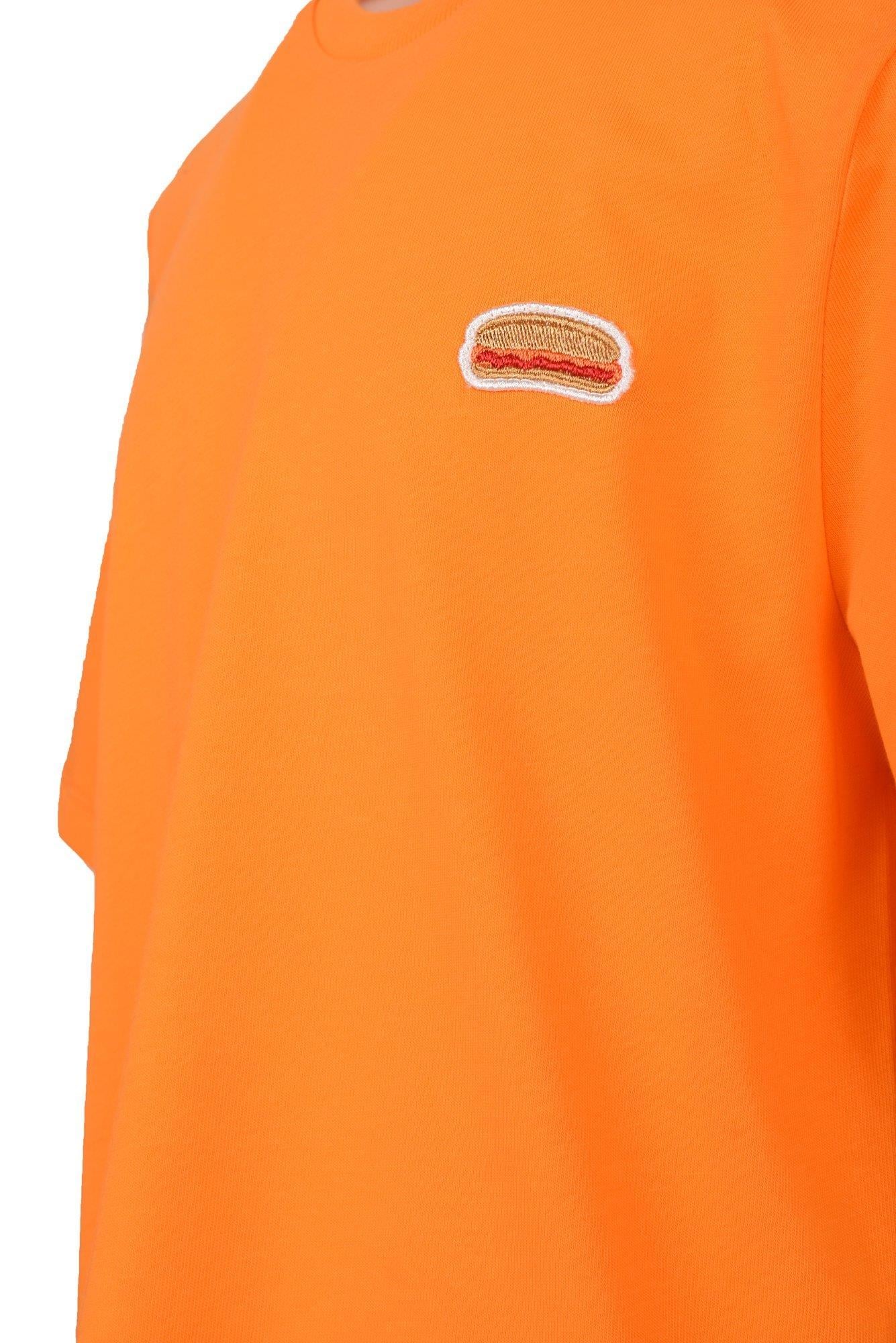 Nakışlı T-shirt-Turuncu