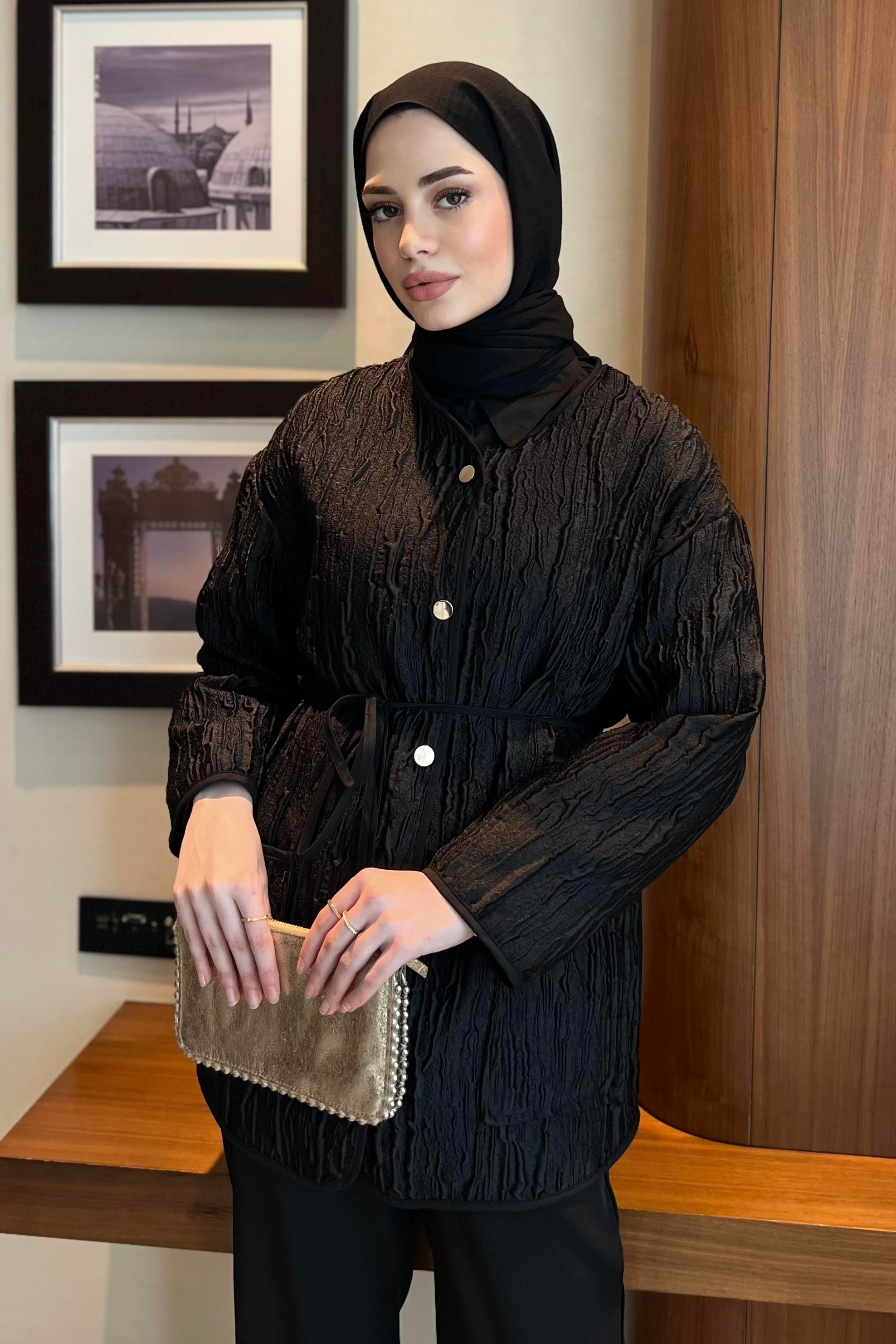Jakar Ceket Siyah